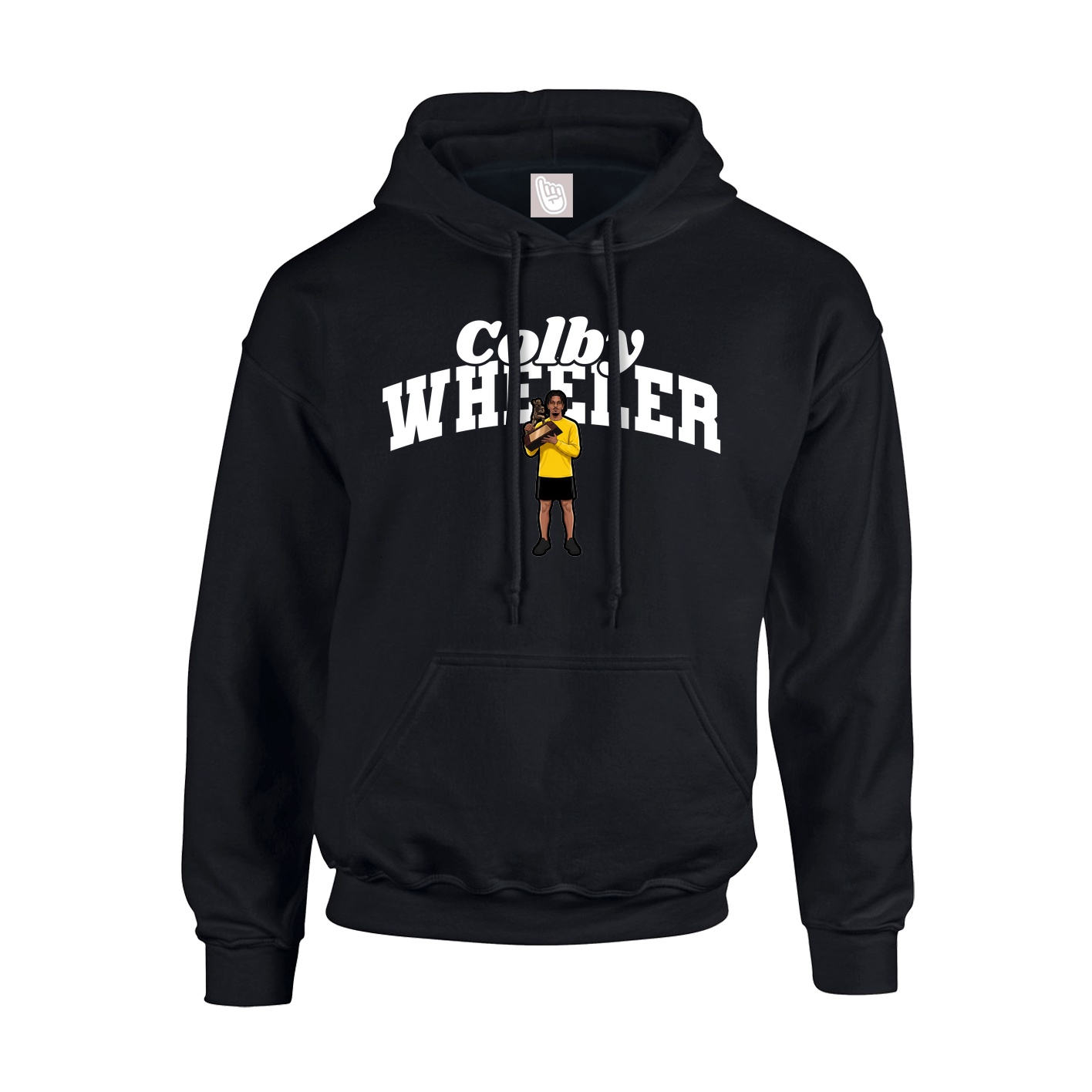 Hoodie — Signature Arch in Black