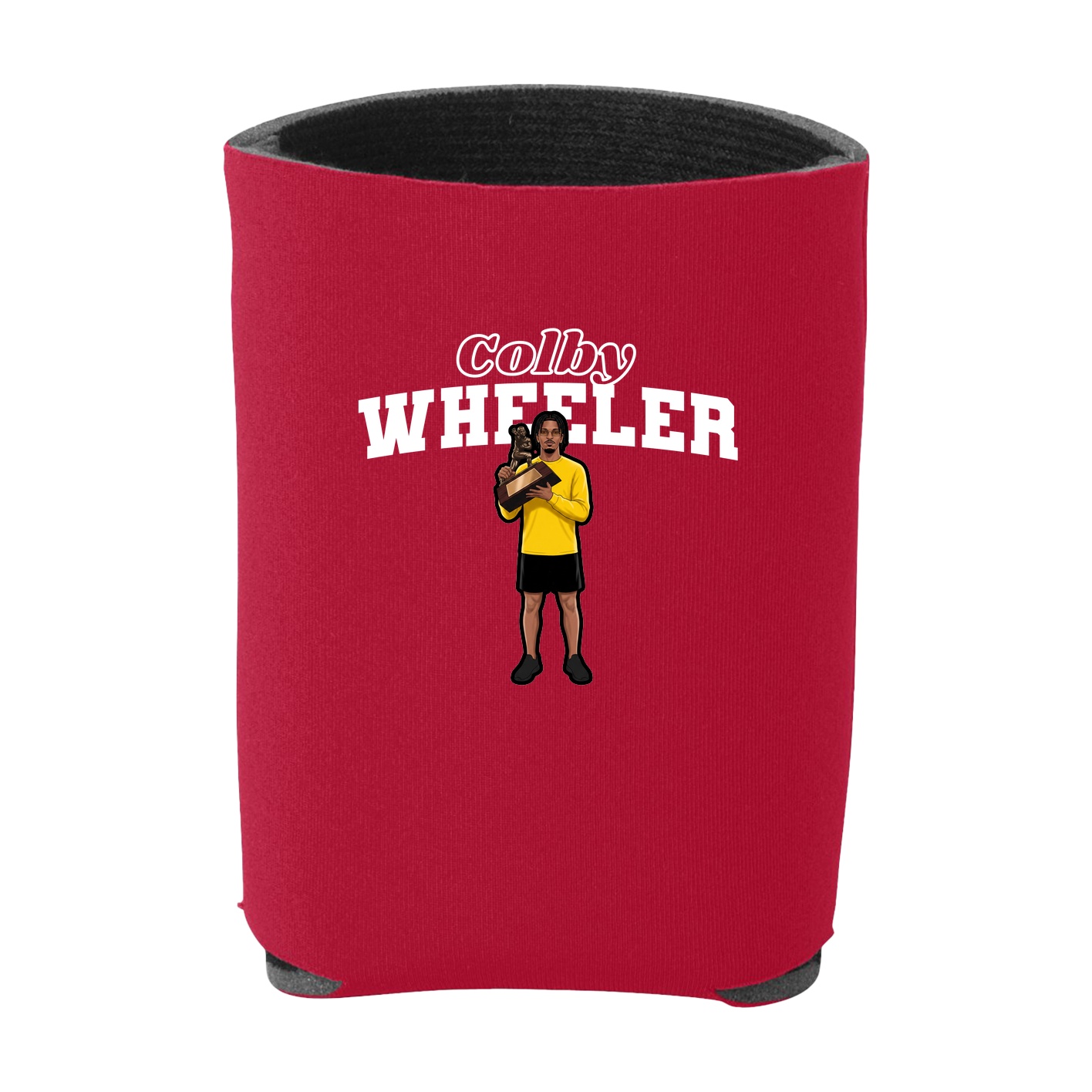 Can Holder — Name Arch in Red