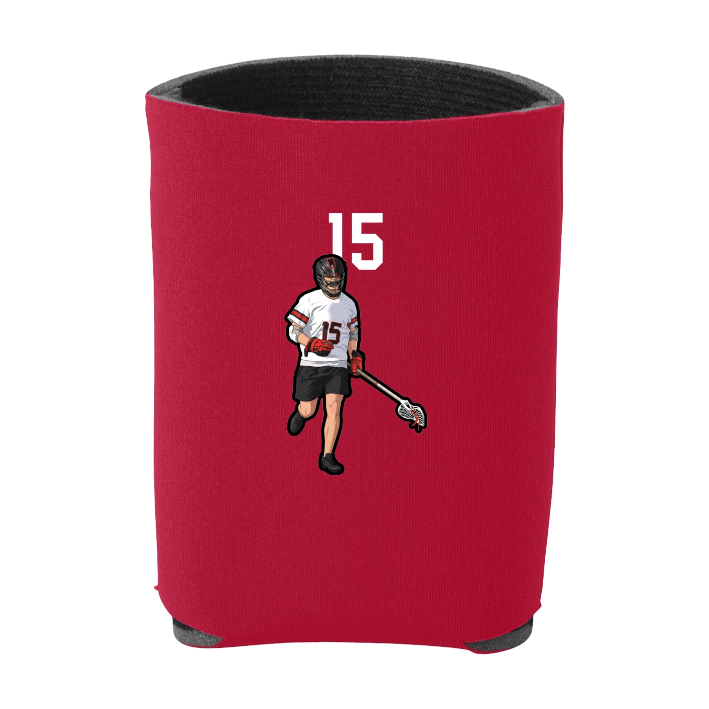 Can Holder — Number Top in Red