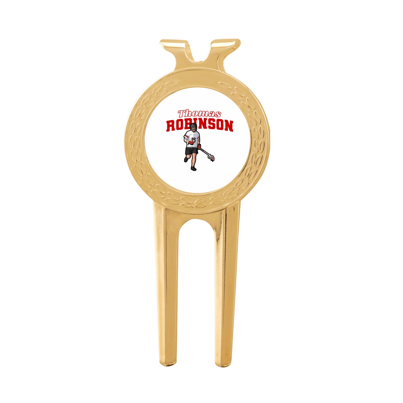 Divot Tool with Ball Marker — Name Arch in Classic