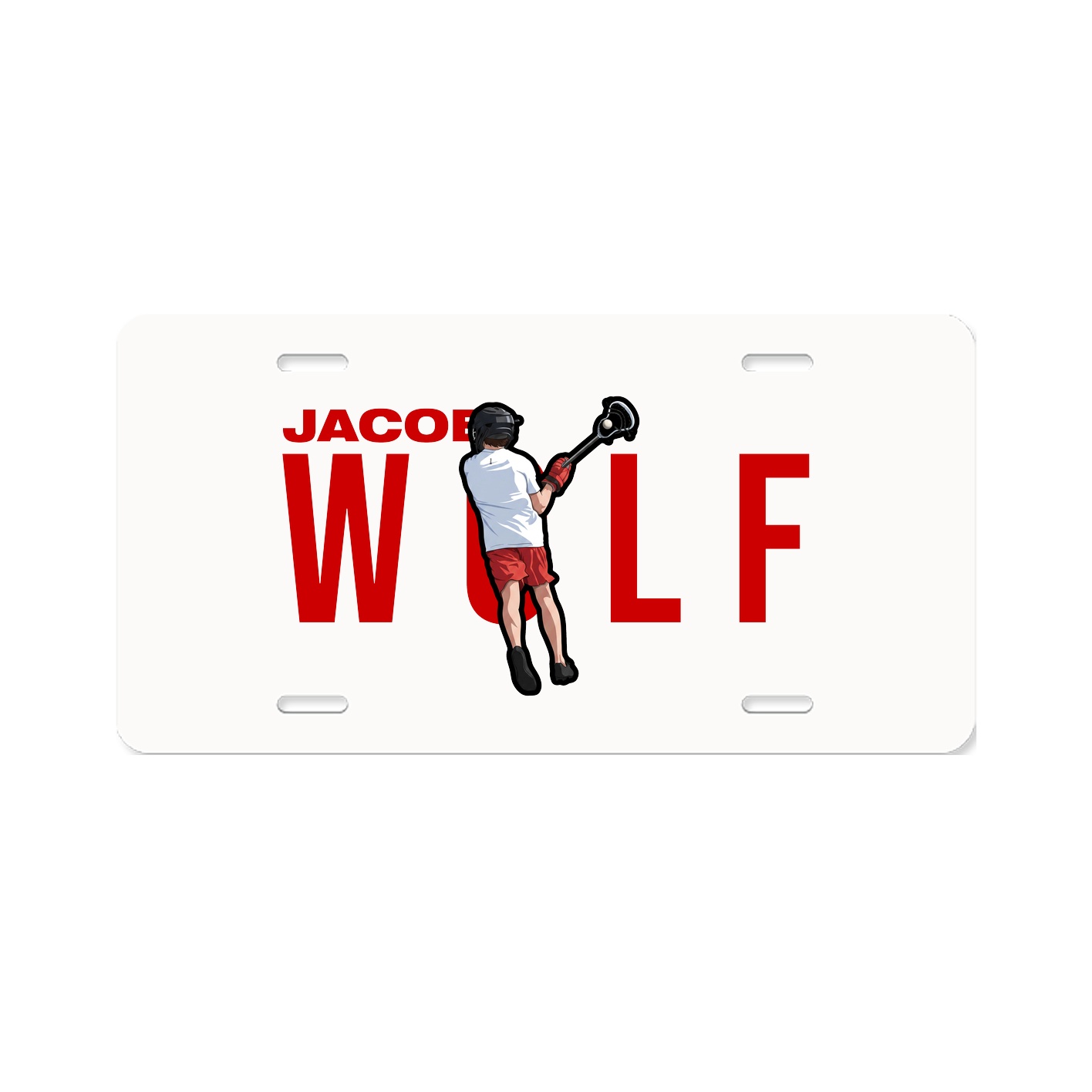 License Plate — Player Name in Classic