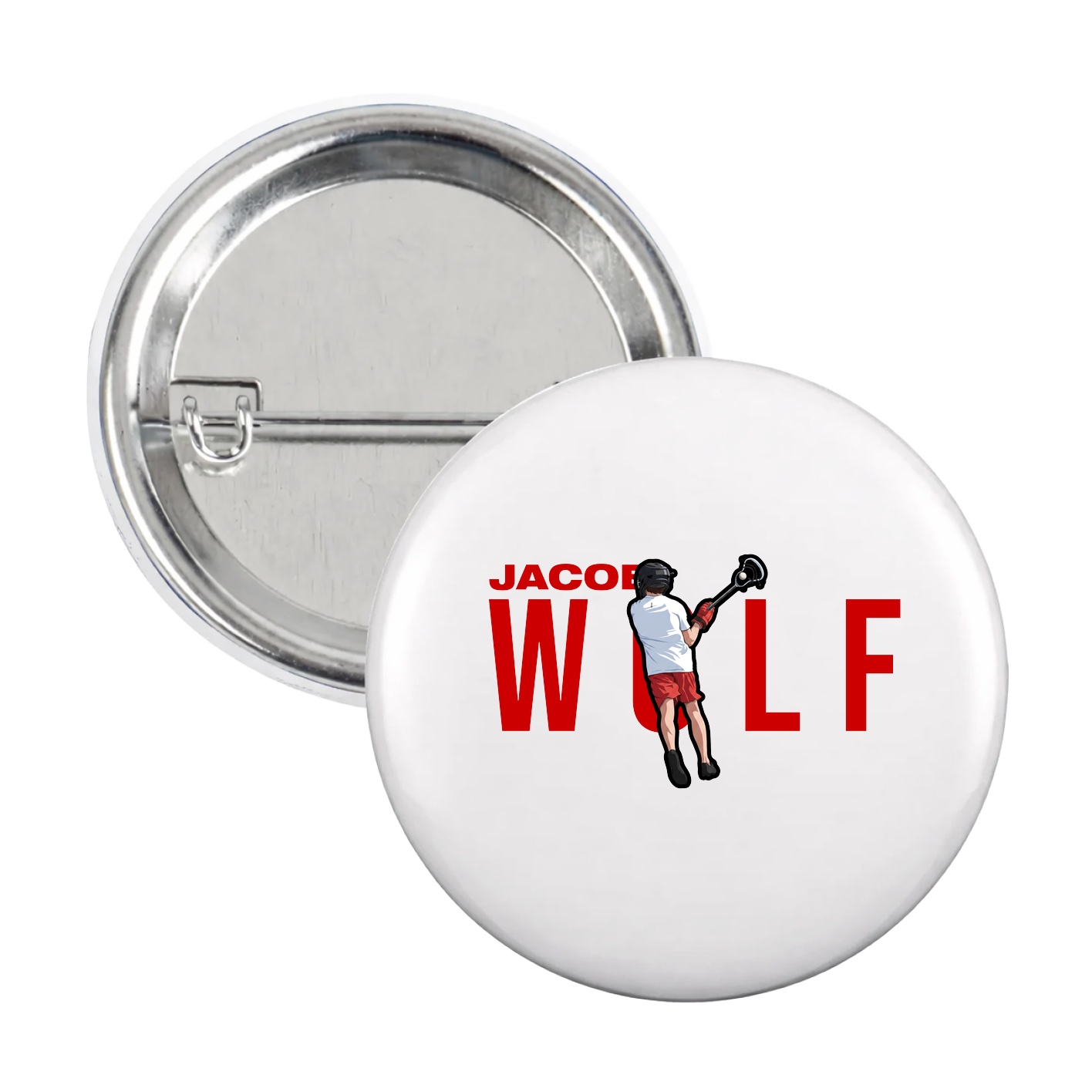 Game Day Button — Player Name in White