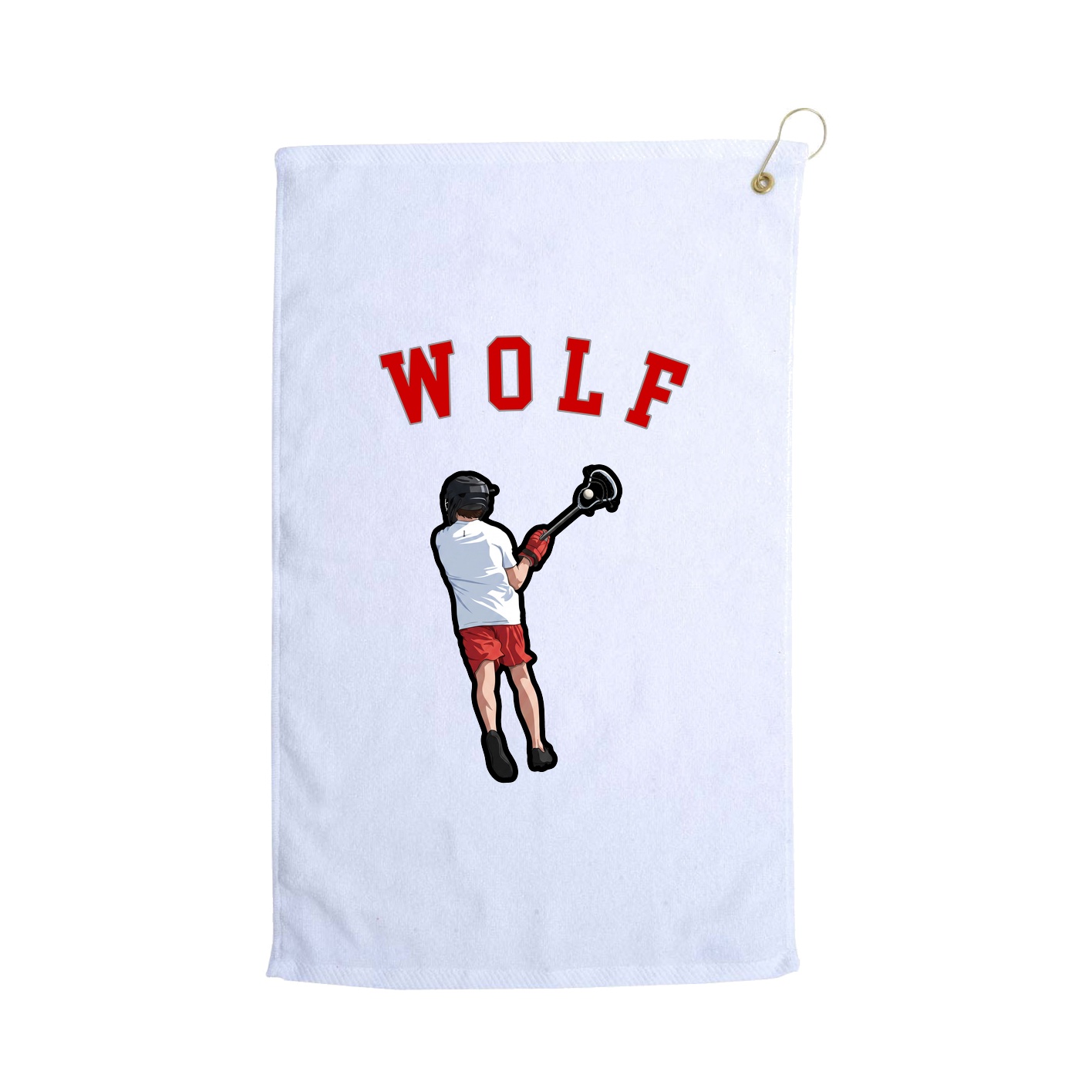 Golf Towel — Shirsey Arch in White