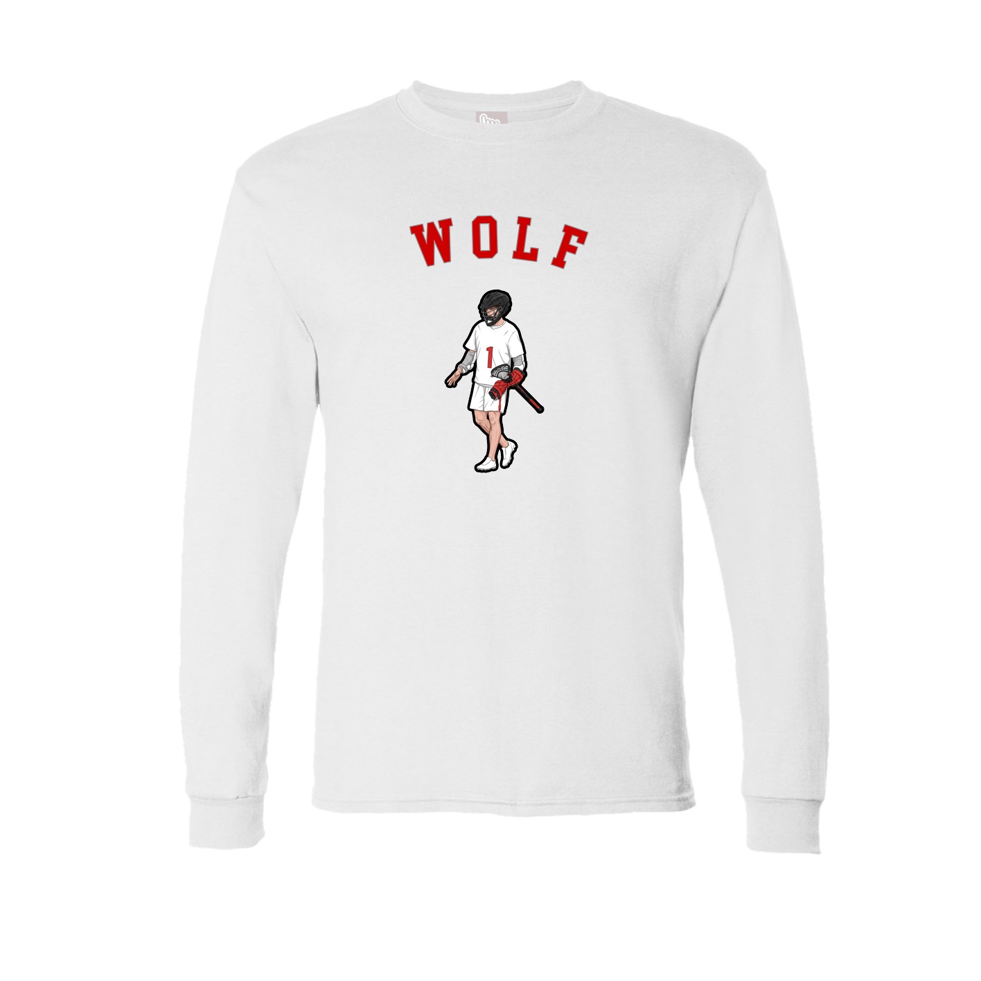 Long Sleeve Tee — Shirsey Arch in White