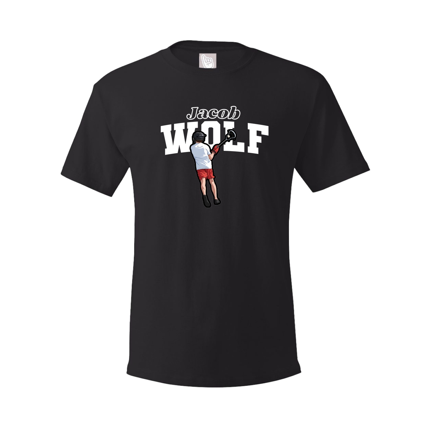 Youth Tee — Name Arch in Black