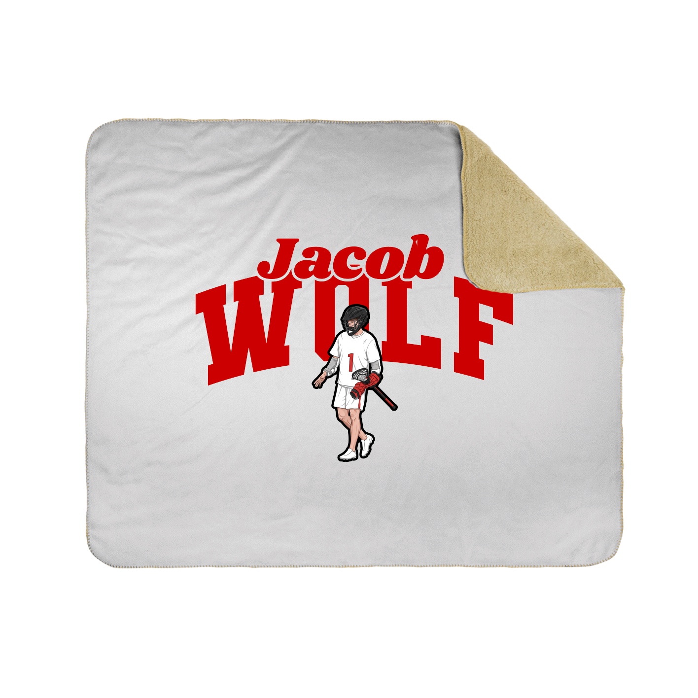 Throw Blanket — Signature Arch in White