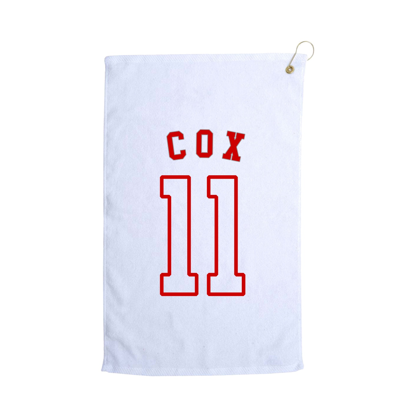Golf Towel — Shirsey Arch in White