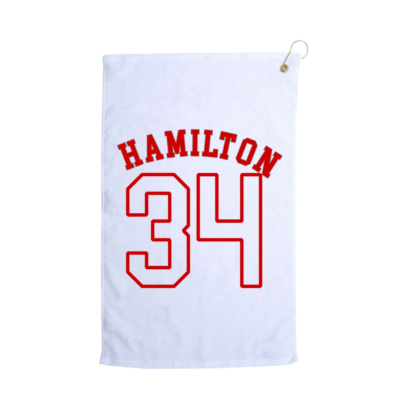 Golf Towel — Shirsey Arch in White