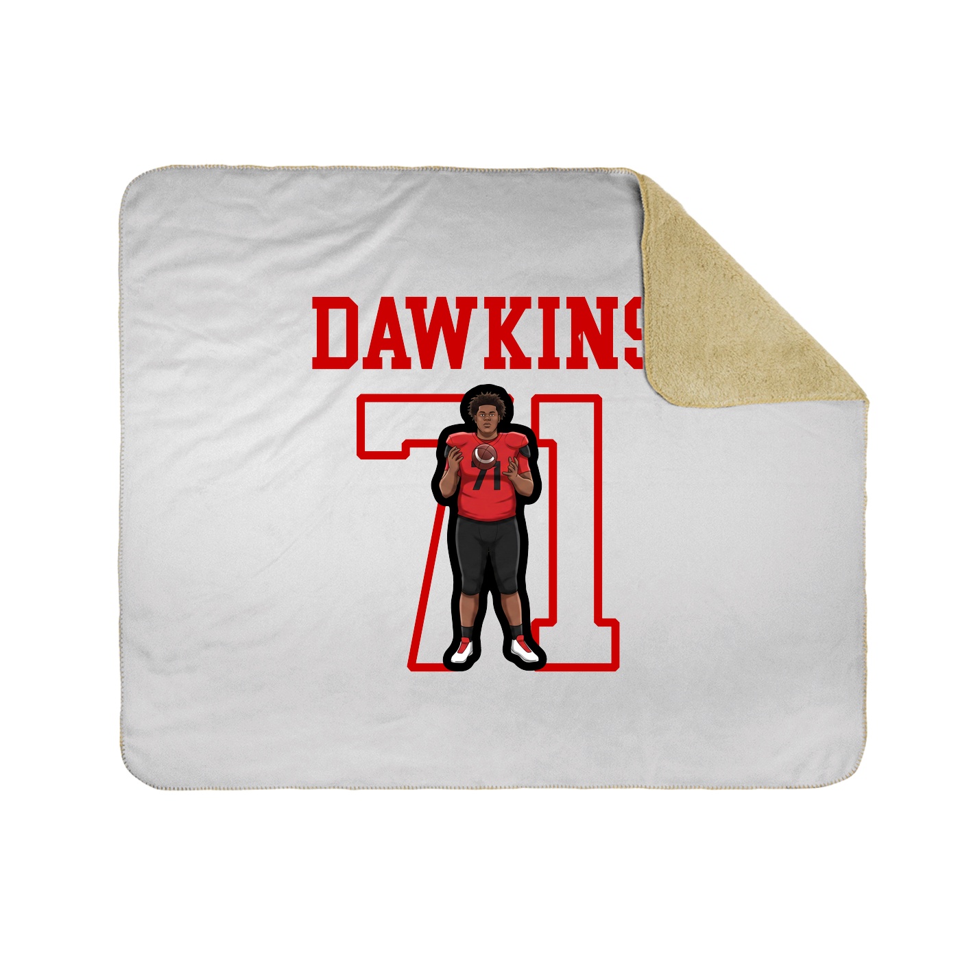 Throw Blanket — Shirsey in White