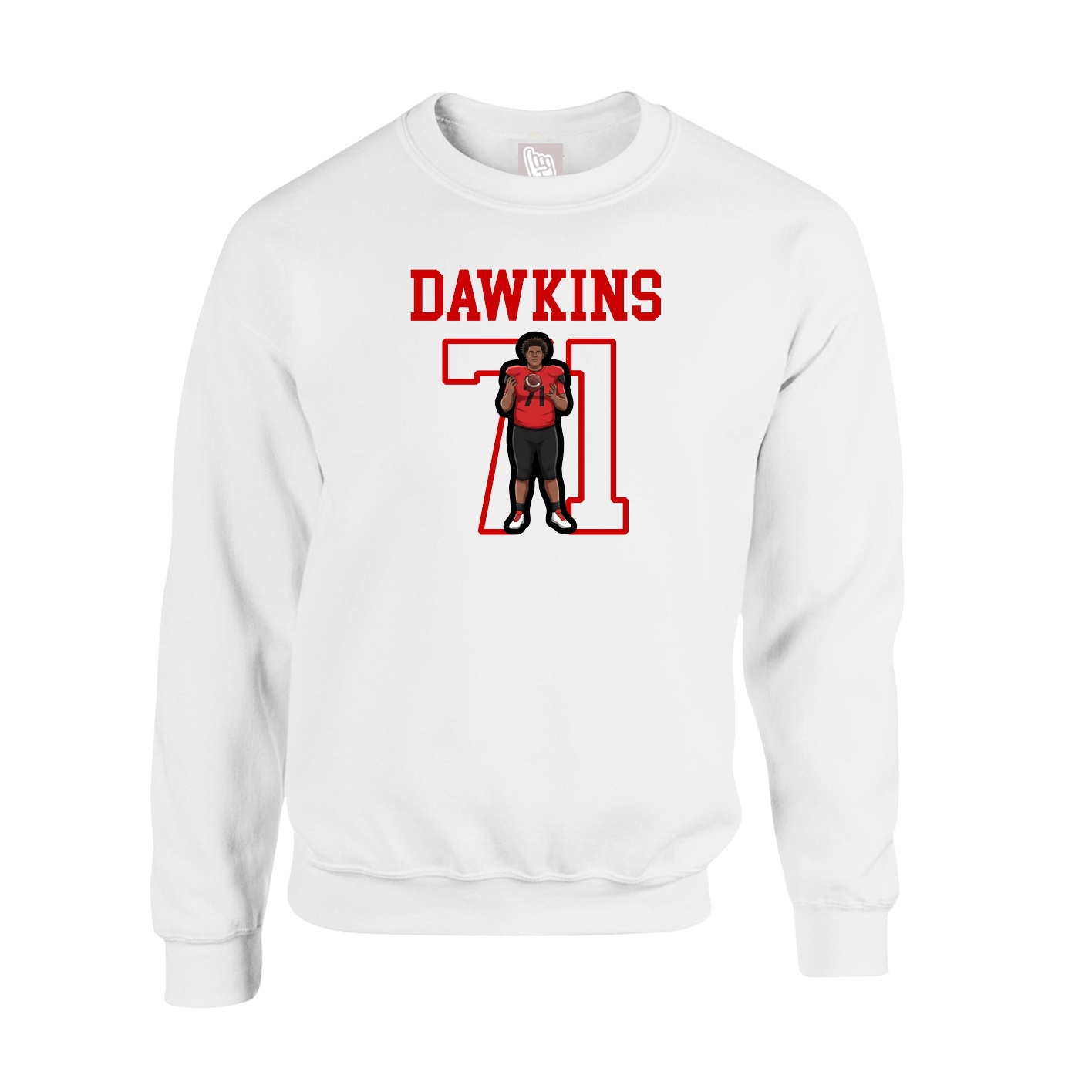 Fleece Crew — Shirsey in White