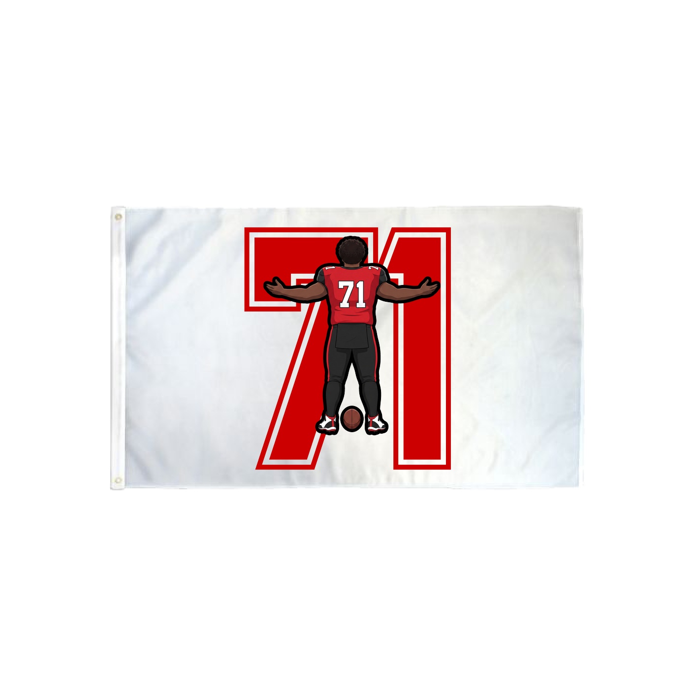 3x5 Flag — Number in Classic