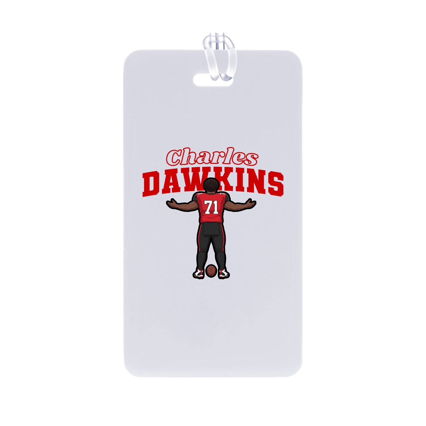 Bag Tag — Name Arch in Classic