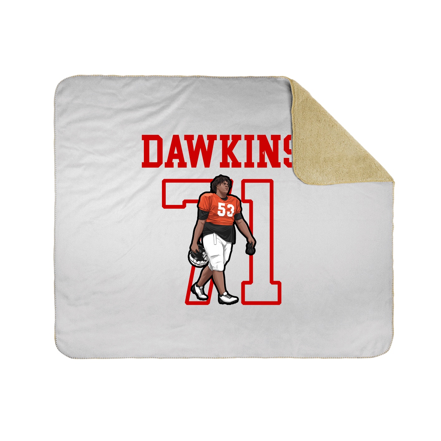 Throw Blanket — Shirsey in White