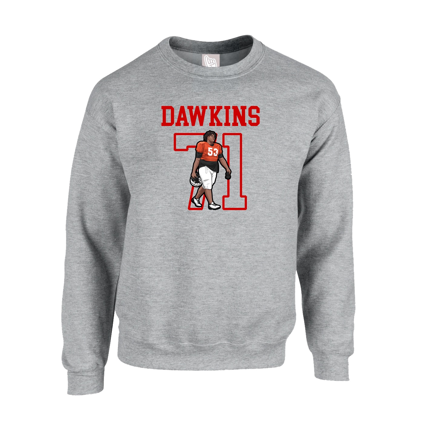Fleece Crew — Shirsey in Grey