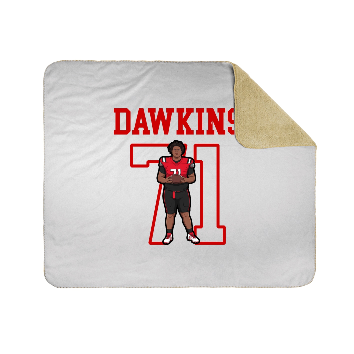 Throw Blanket — Shirsey in White