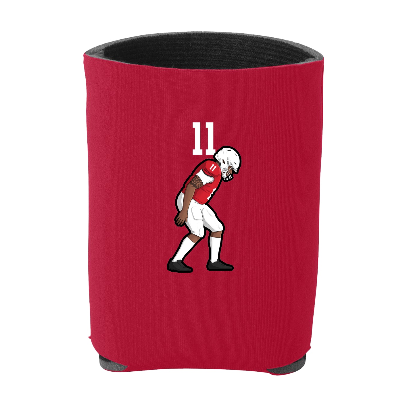 Can Holder — Number Top in Red