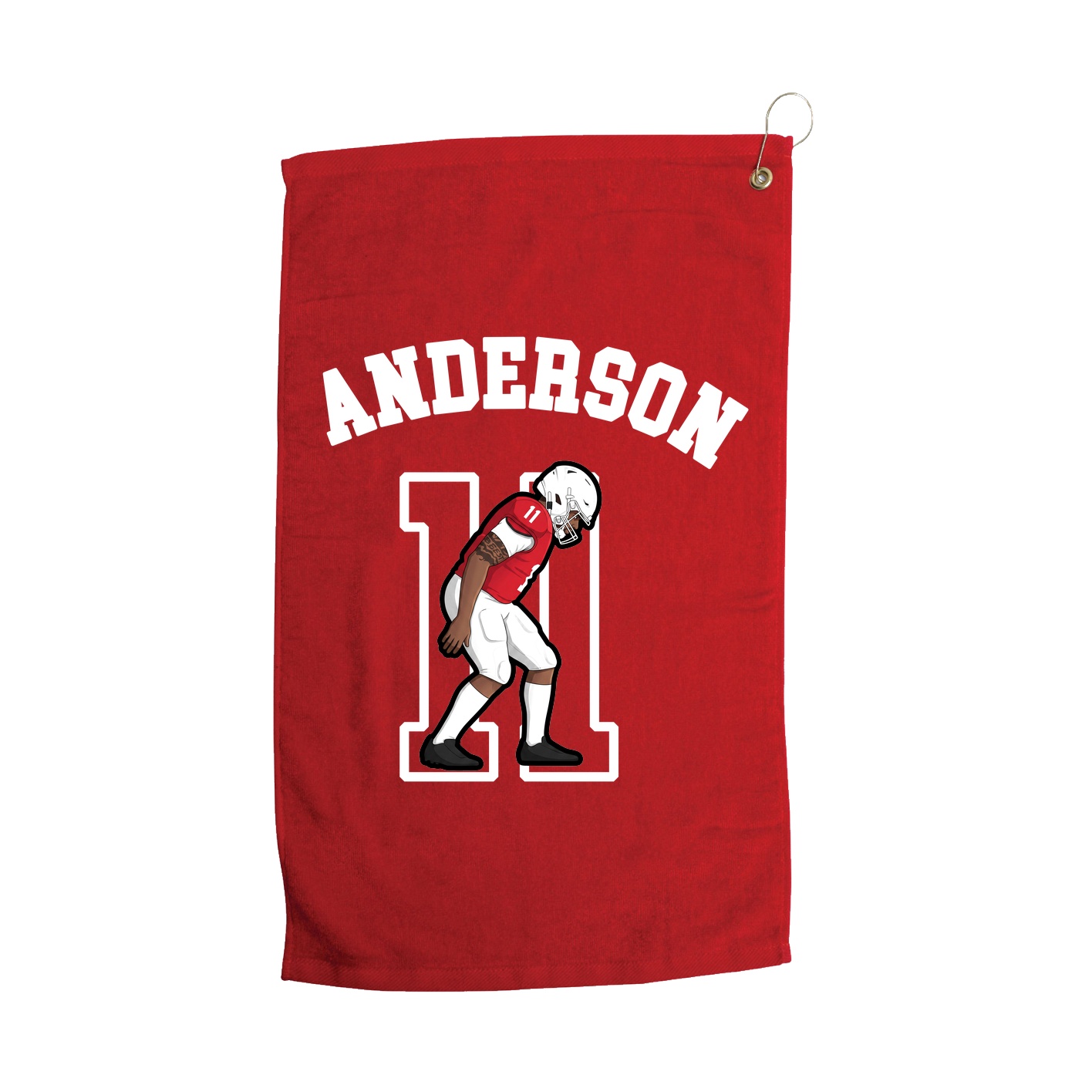 Golf Towel — Shirsey Arch in Red
