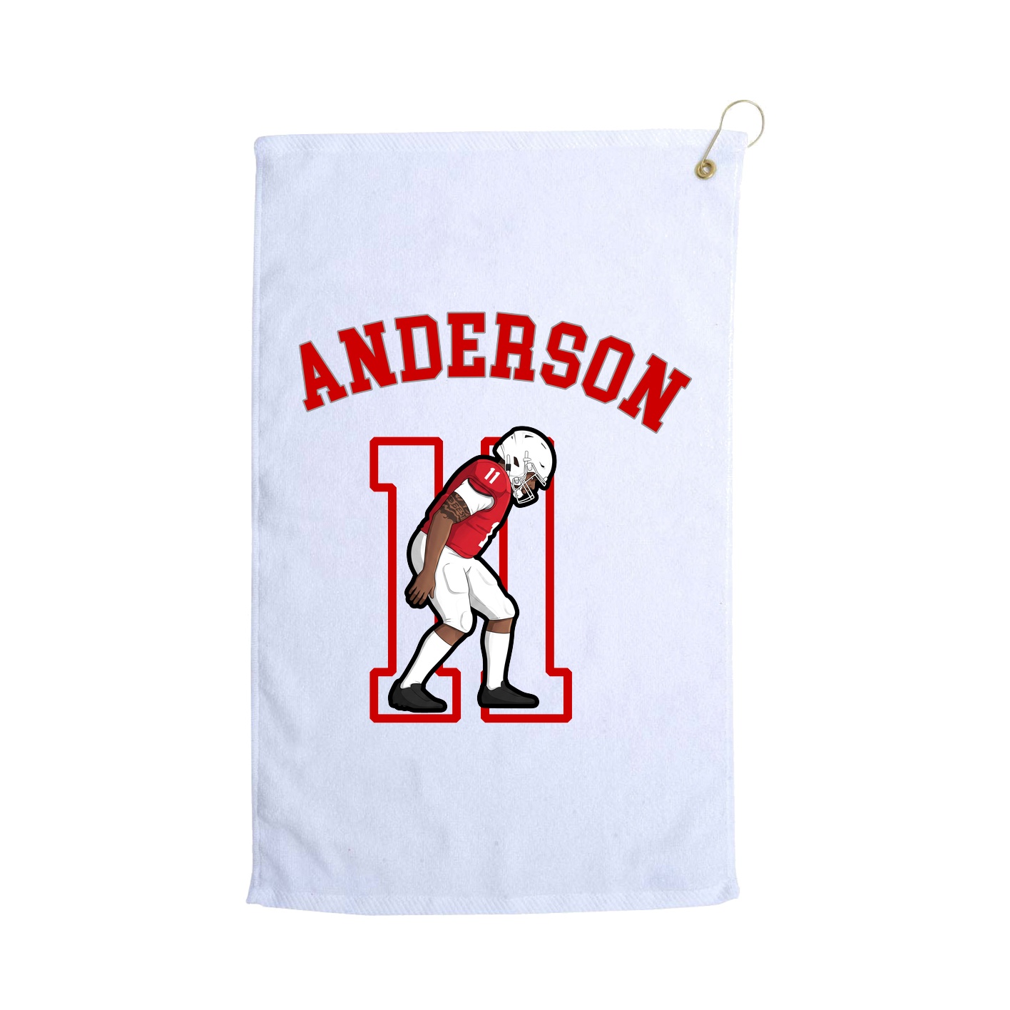 Golf Towel — Shirsey Arch in White