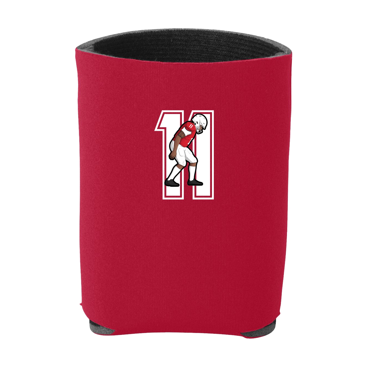 Can Holder — Number in Red