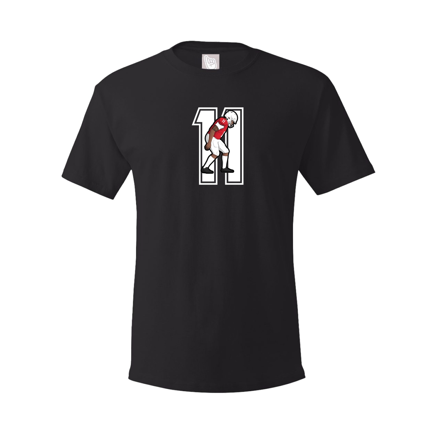 Youth Tee — Number in Black