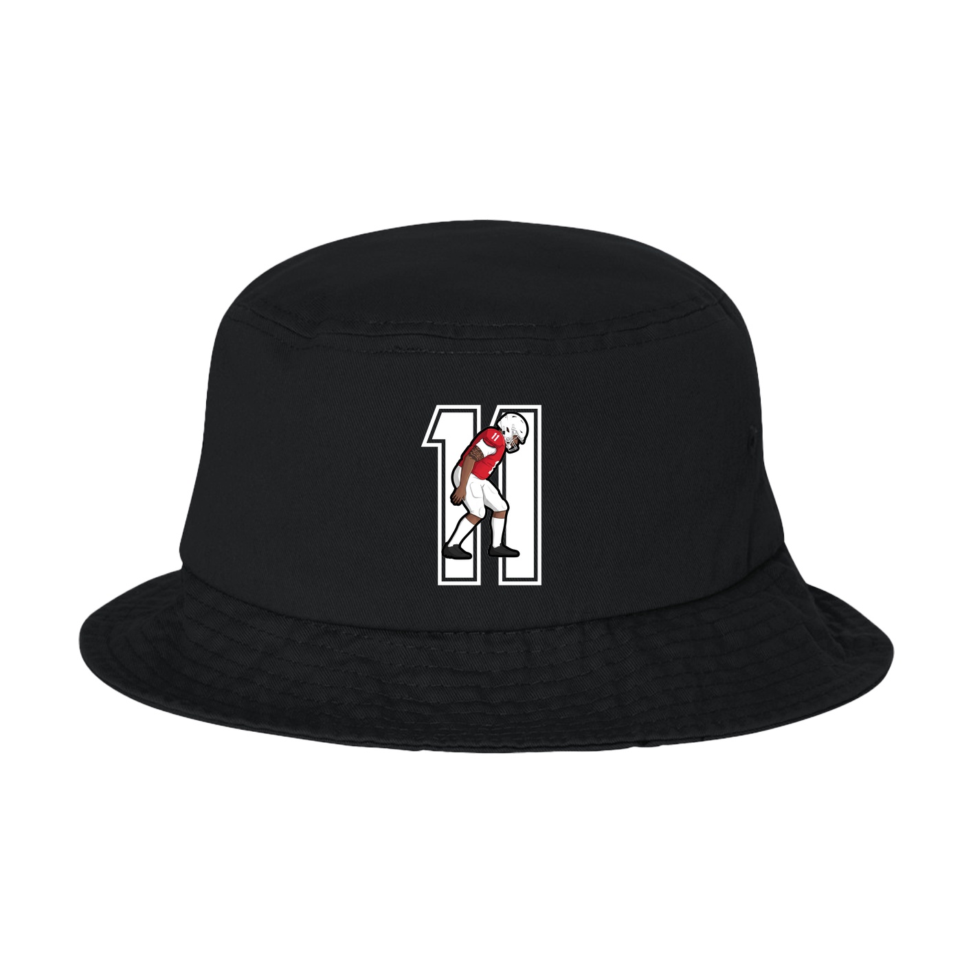 Bucket Cap — Number in Black