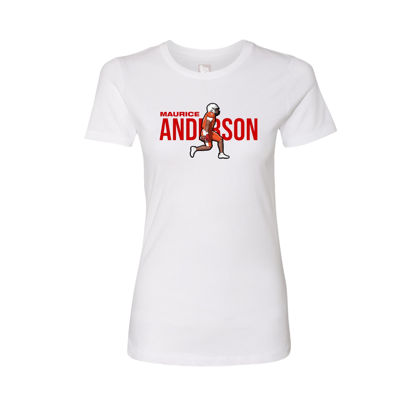 Womens Tee — Player Name in White