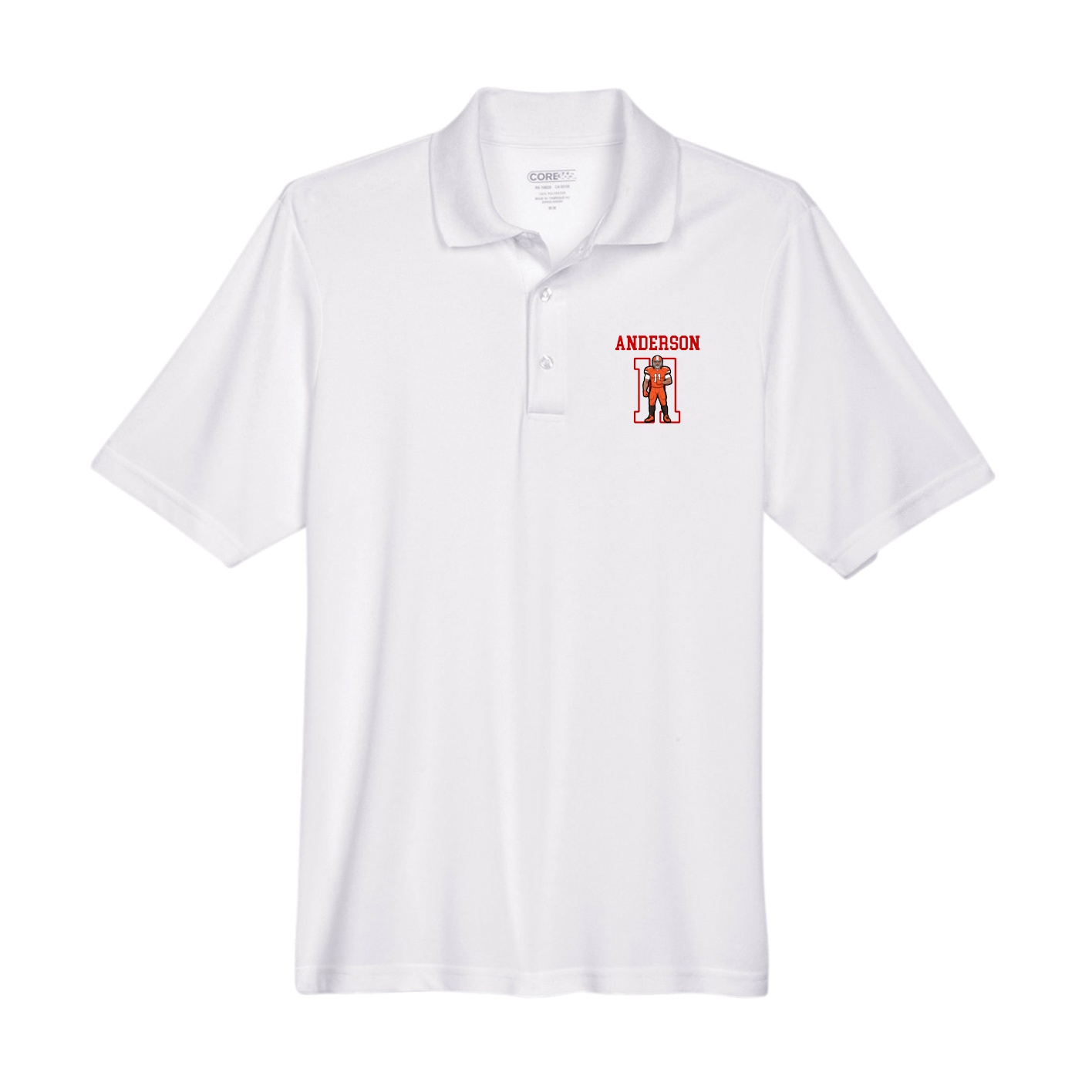 Performance Polo — Shirsey in White