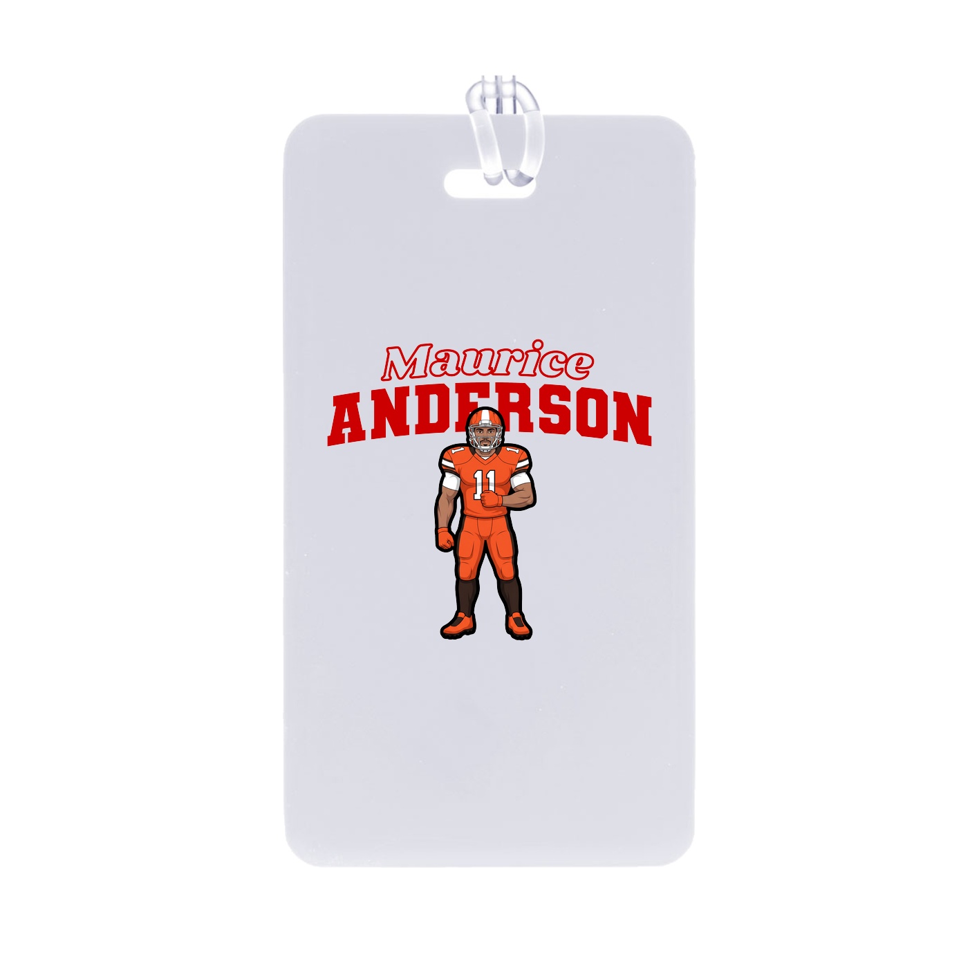 Bag Tag — Name Arch in Classic