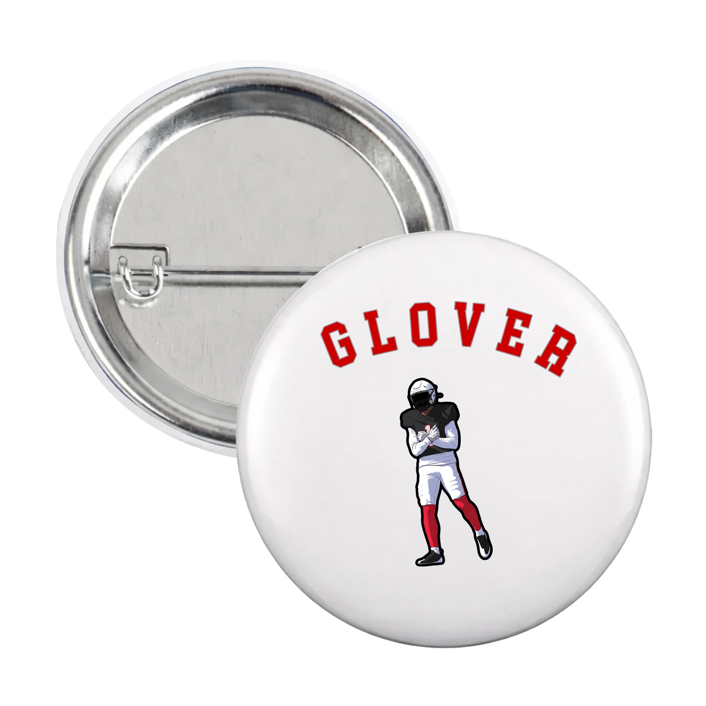 Game Day Button — Shirsey Arch in White
