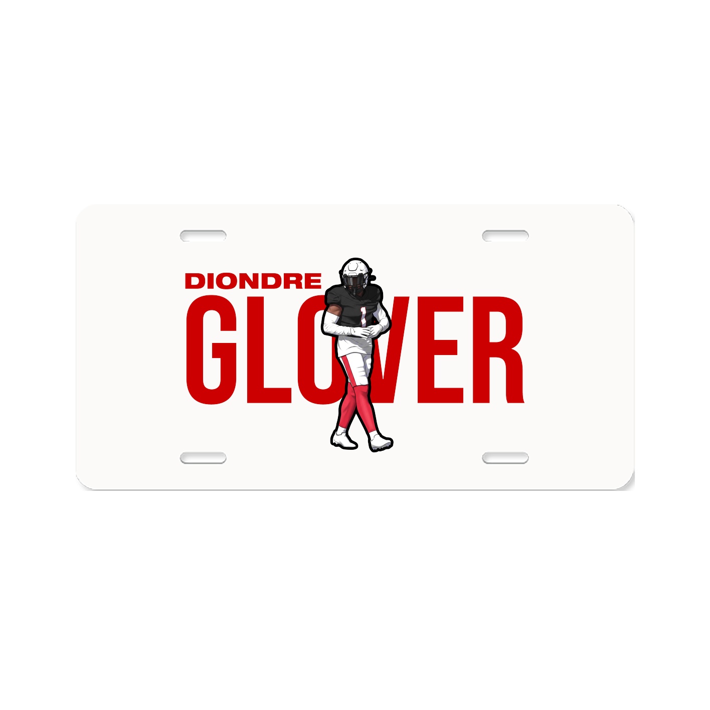 License Plate — Player Name in Classic