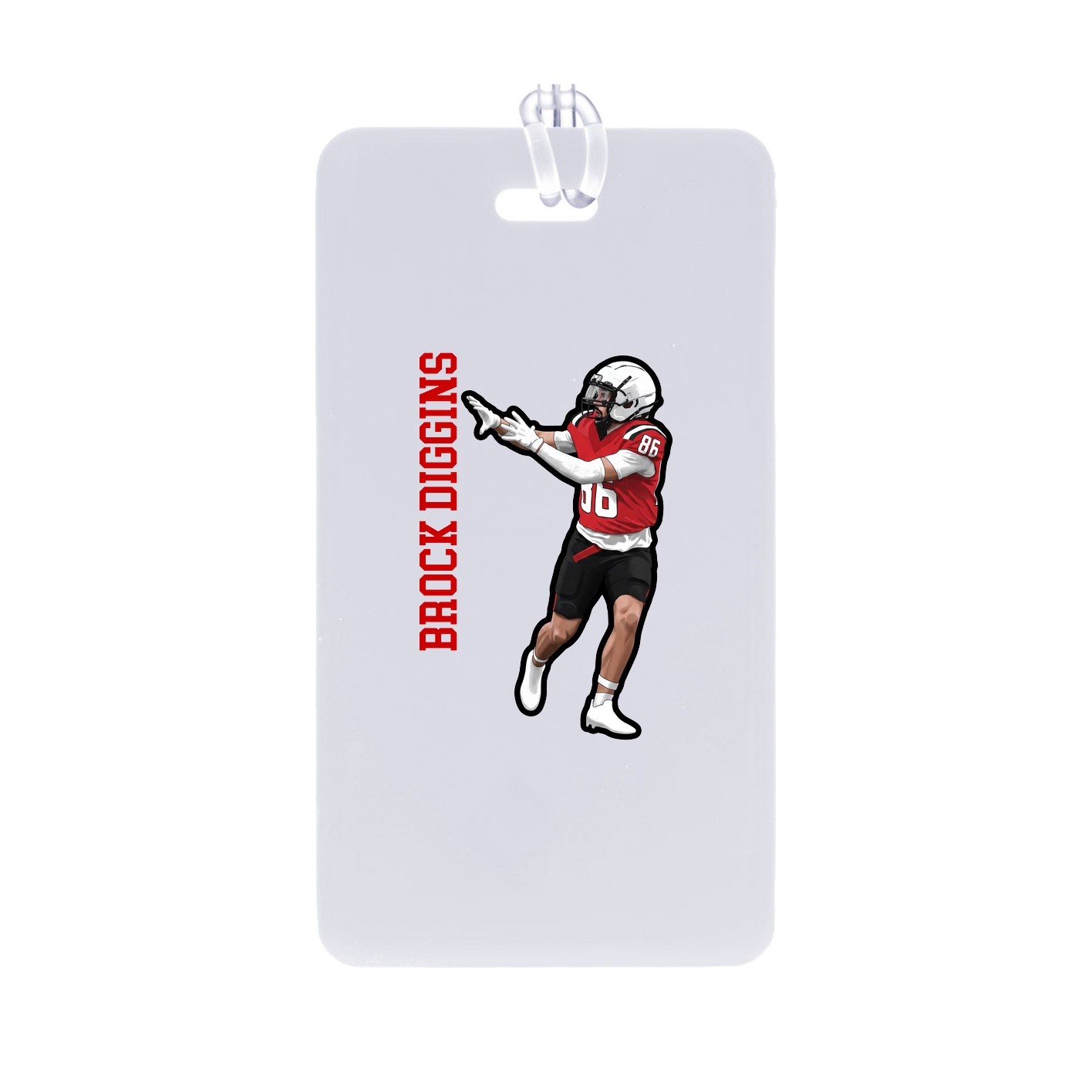 Bag Tag — Name Vertical in Classic