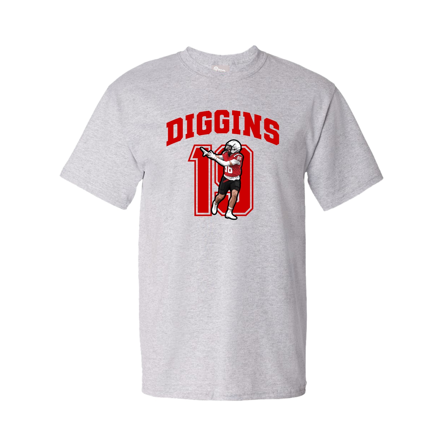 Youth Tee — Number in Grey