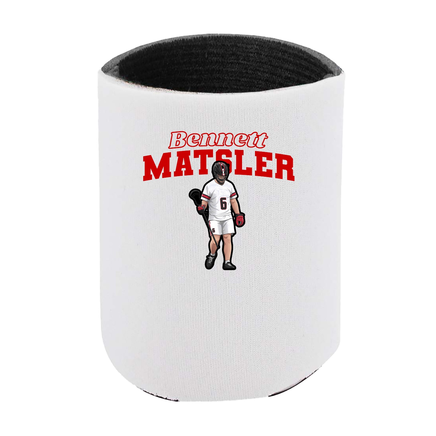 Can Holder — Name Arch in White