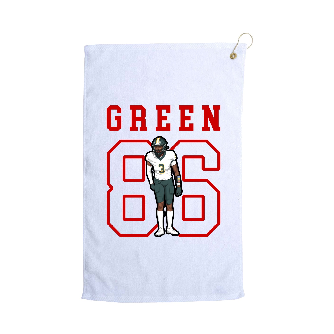 Golf Towel — Shirsey in White