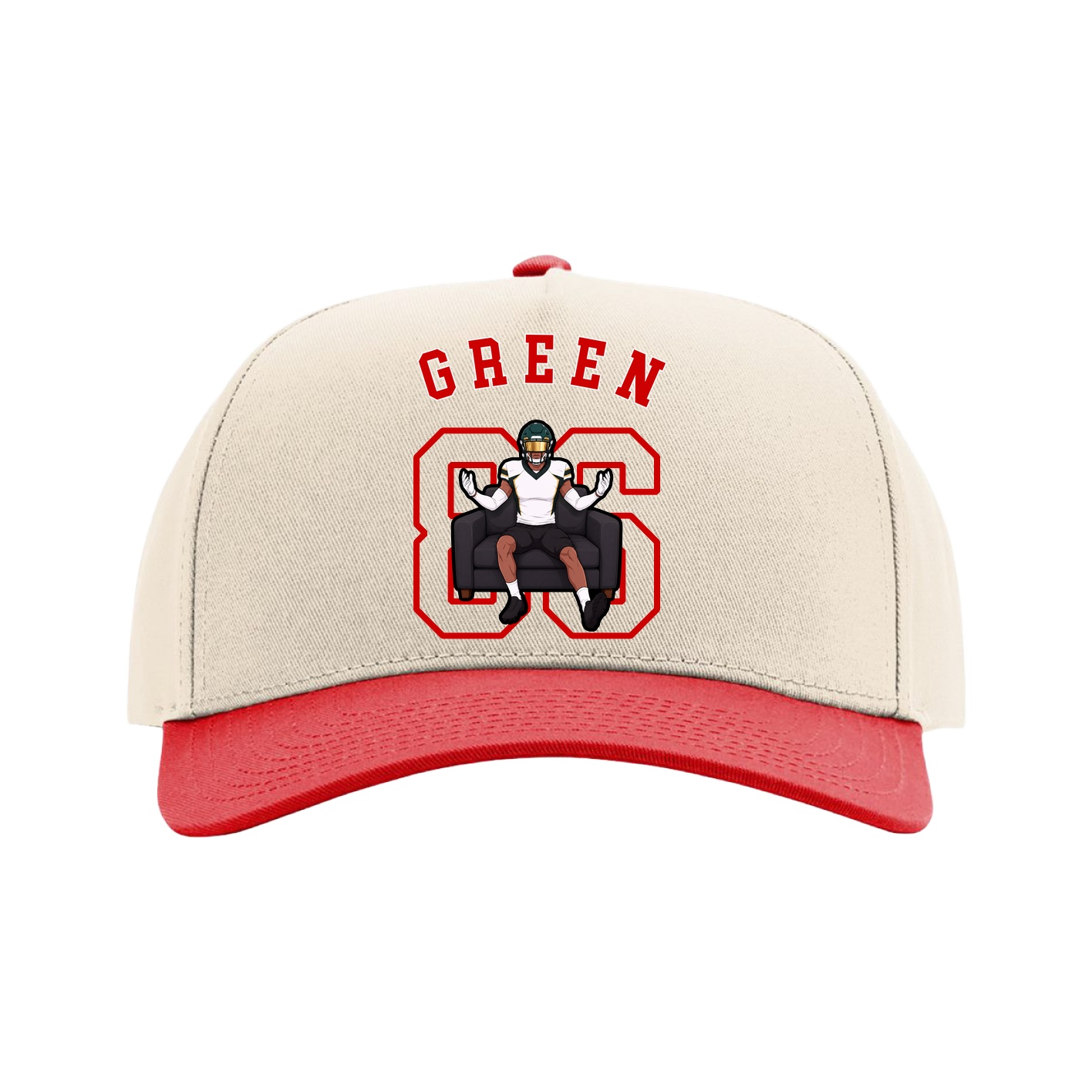 Full Fabric Five-Panel Champ Cap