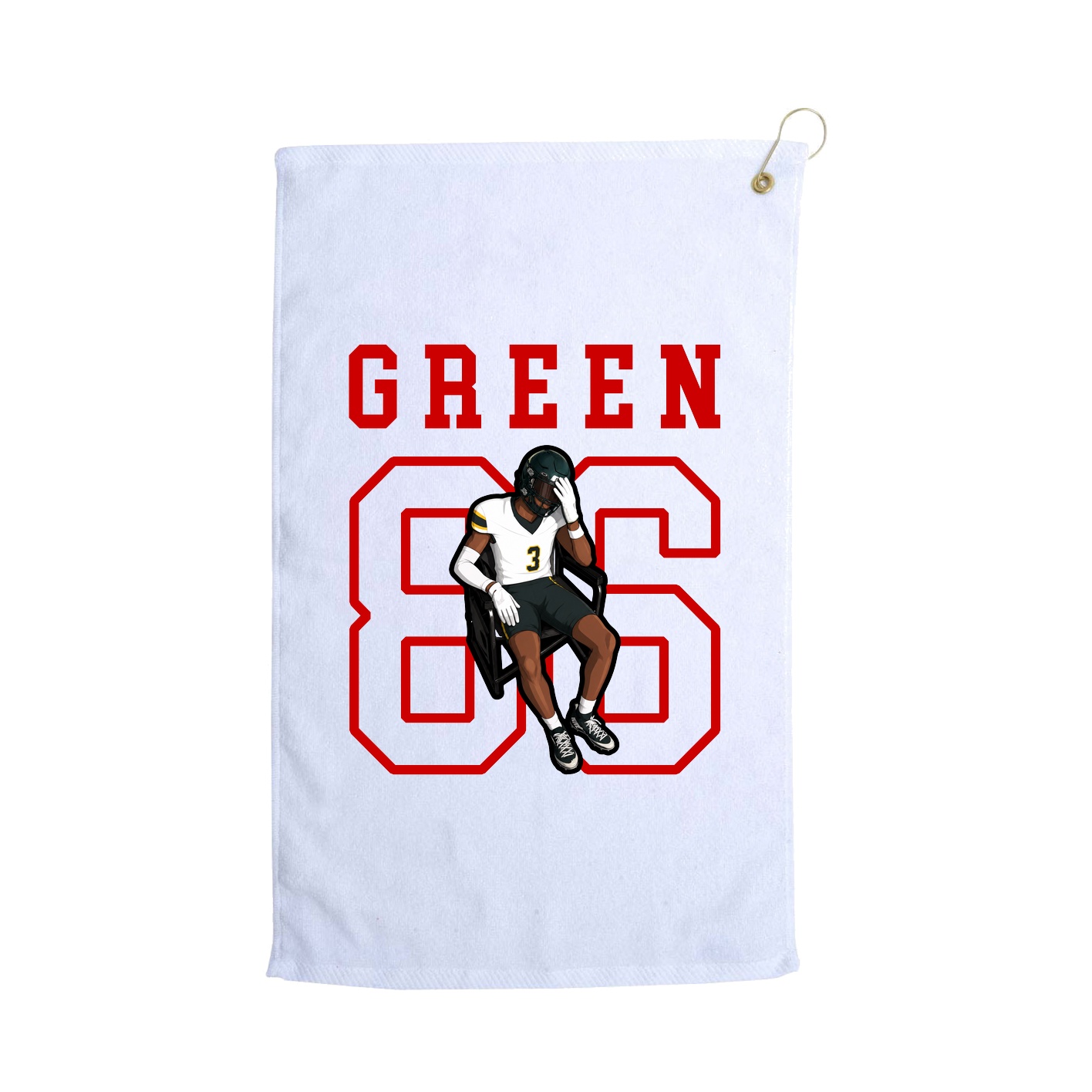 Golf Towel — Shirsey in White