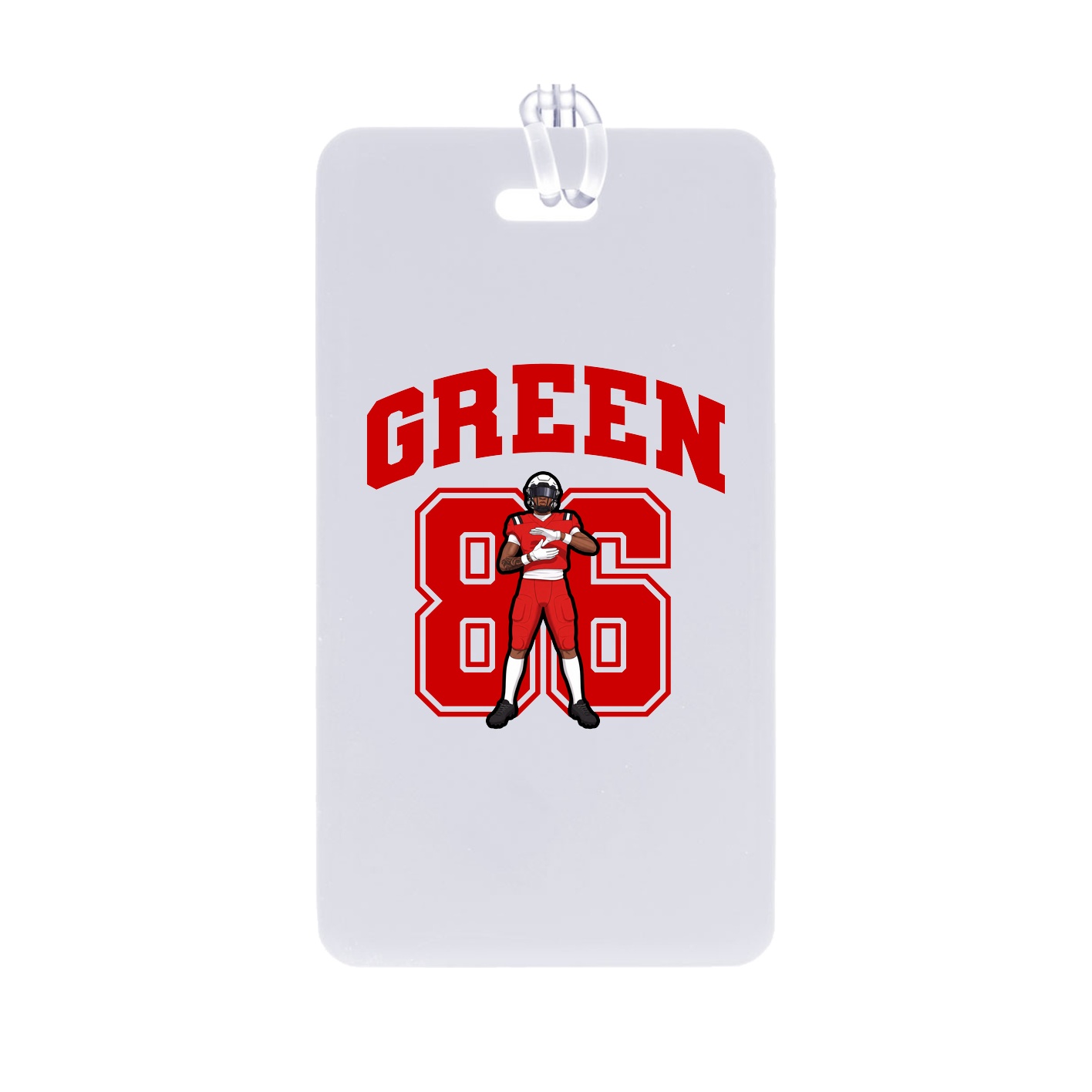 Bag Tag — Number in Classic
