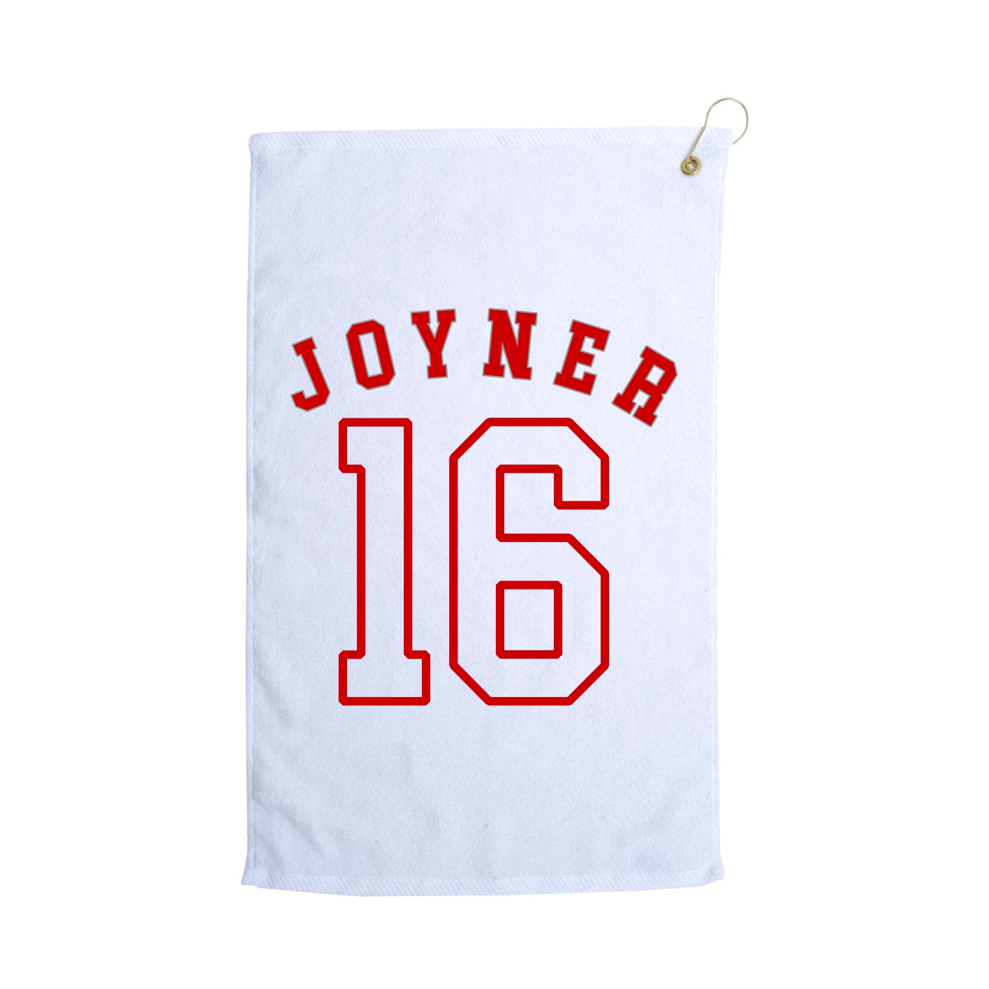 Golf Towel — Shirsey Arch in White