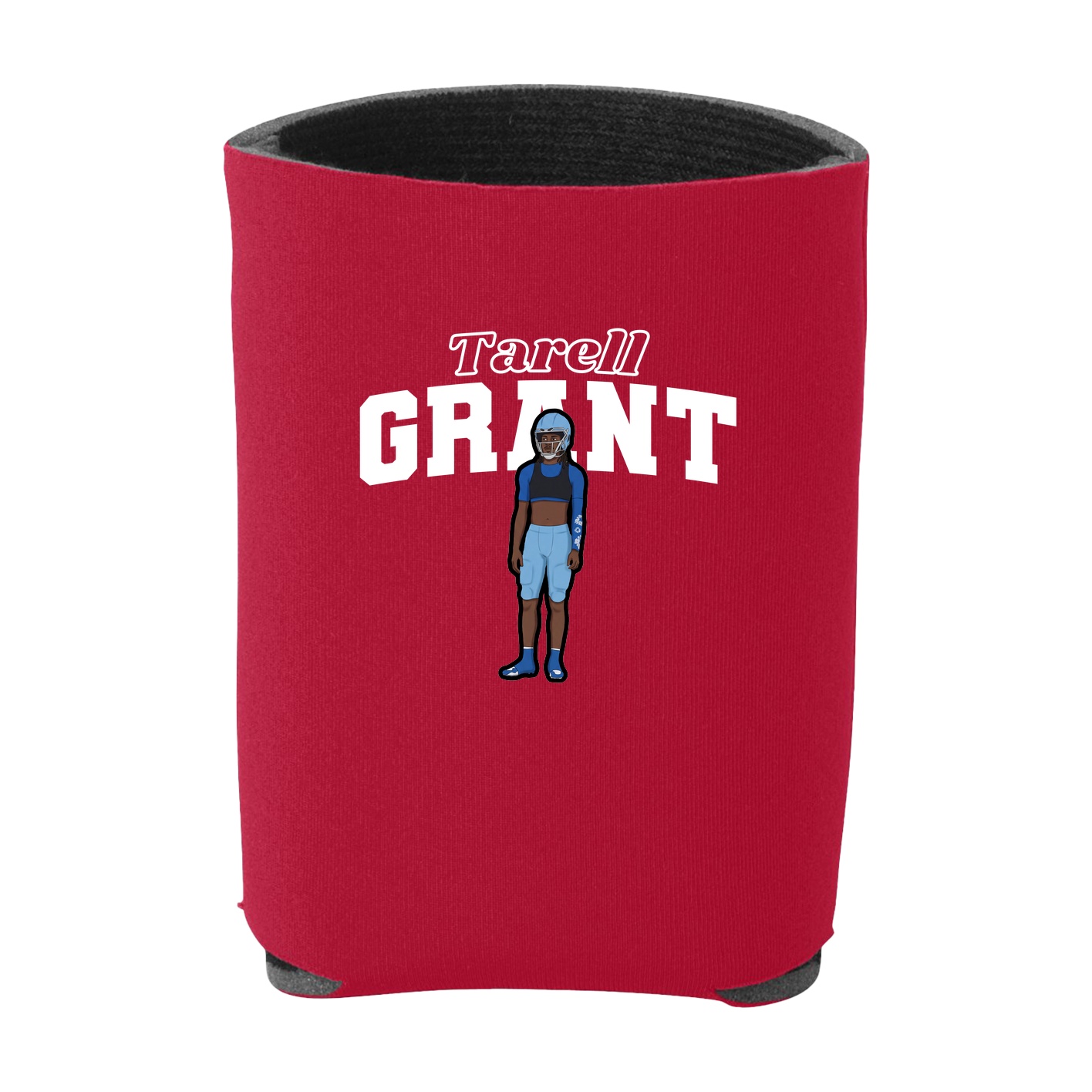 Can Holder — Name Arch in Red