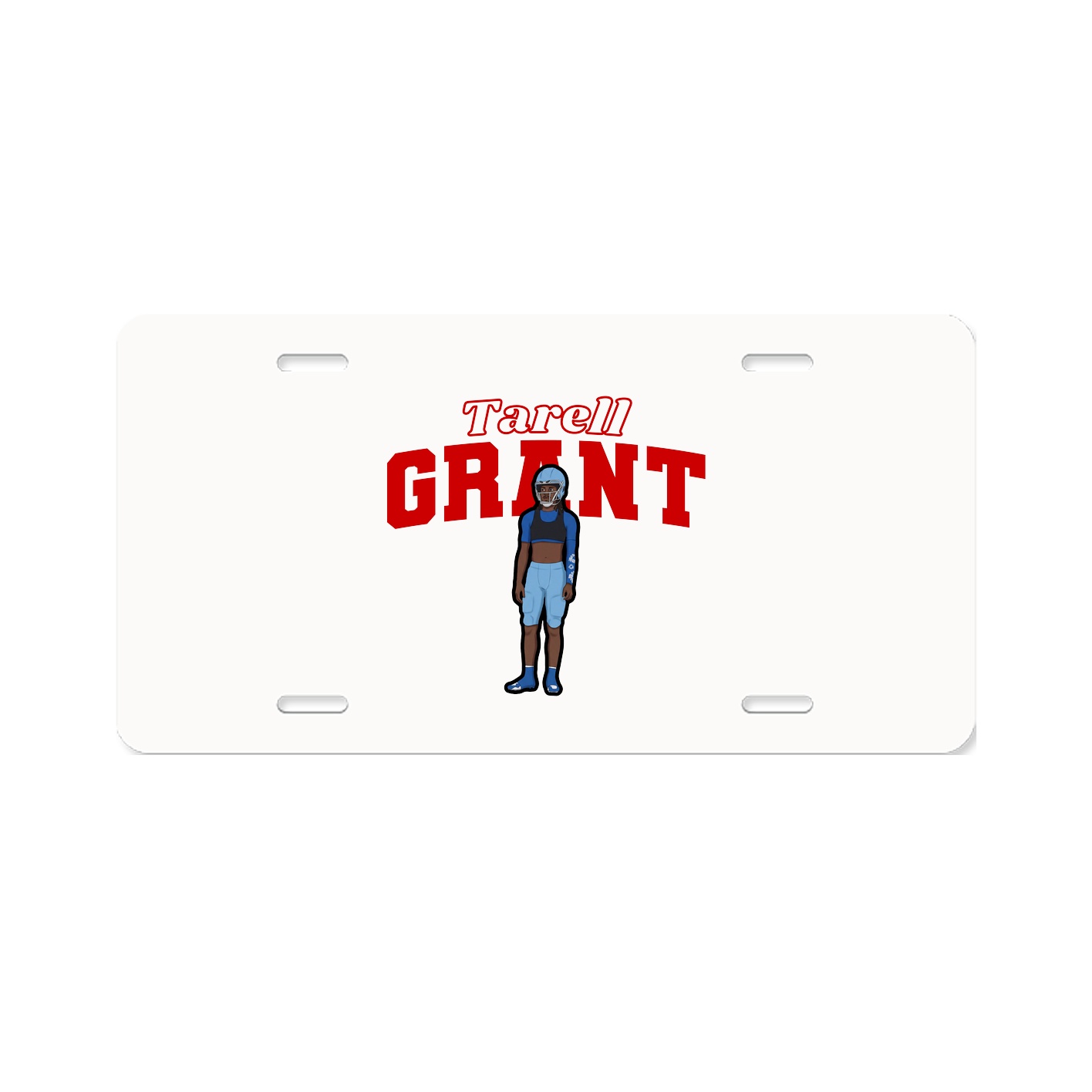 License Plate — Name Arch in Classic