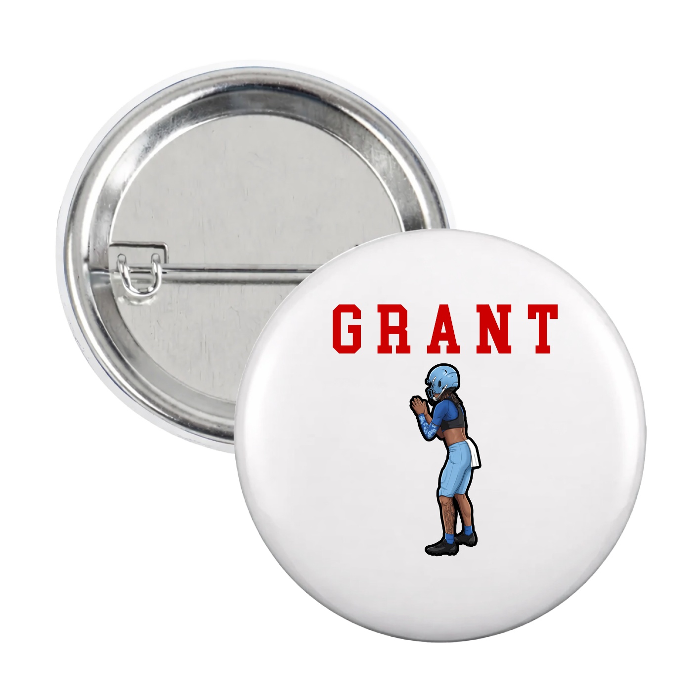 Game Day Button — Shirsey in White