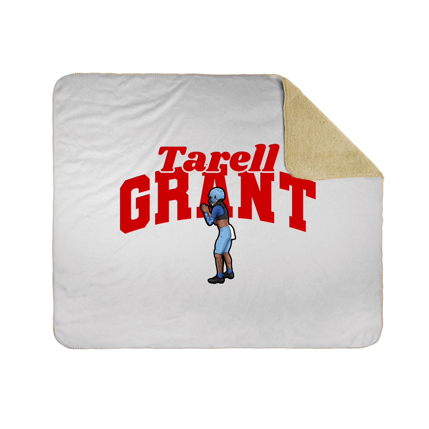 Throw Blanket — Signature Arch in White