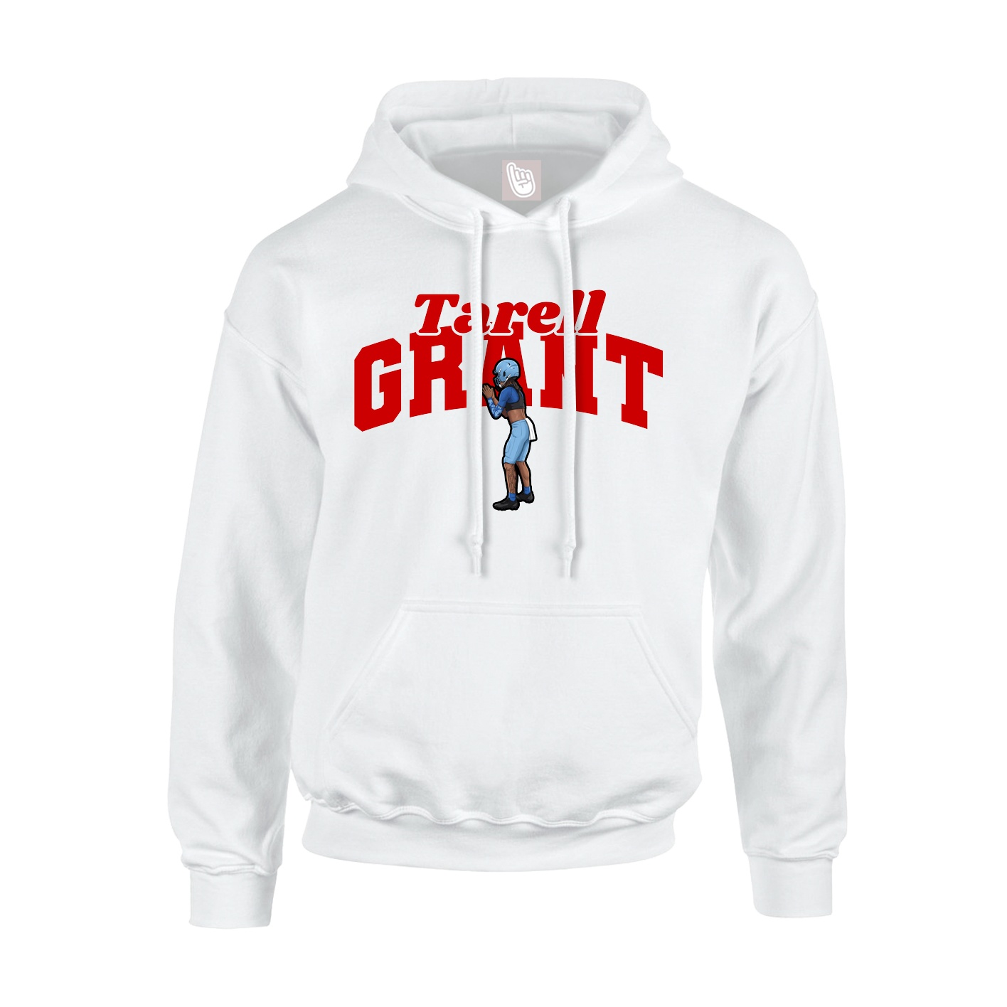 Hoodie — Signature Arch in White