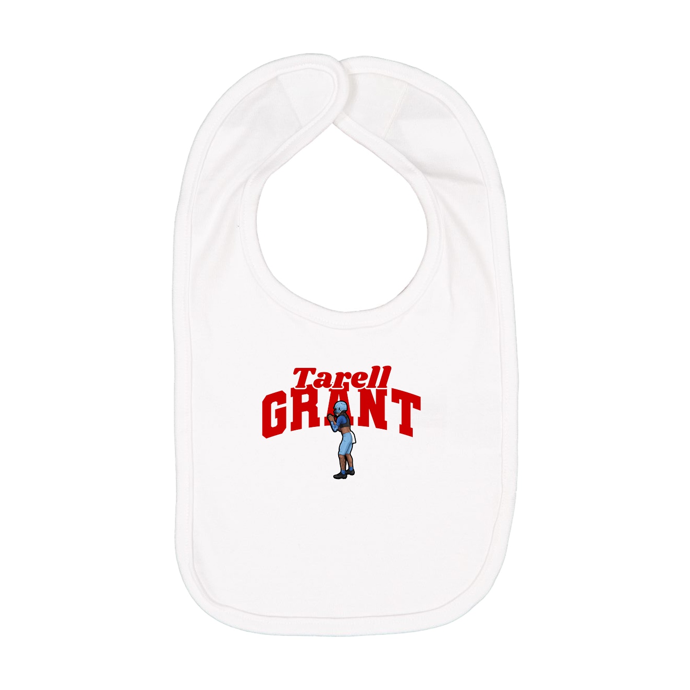 Infant Bib — Signature Arch in White