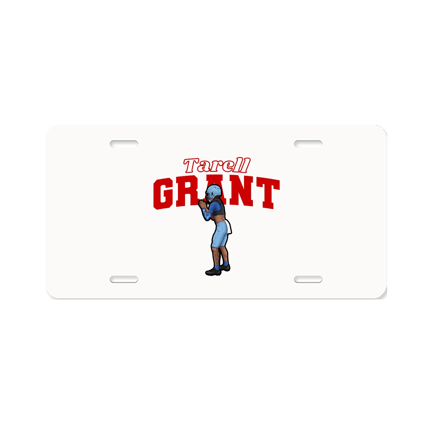 License Plate — Name Arch in Classic