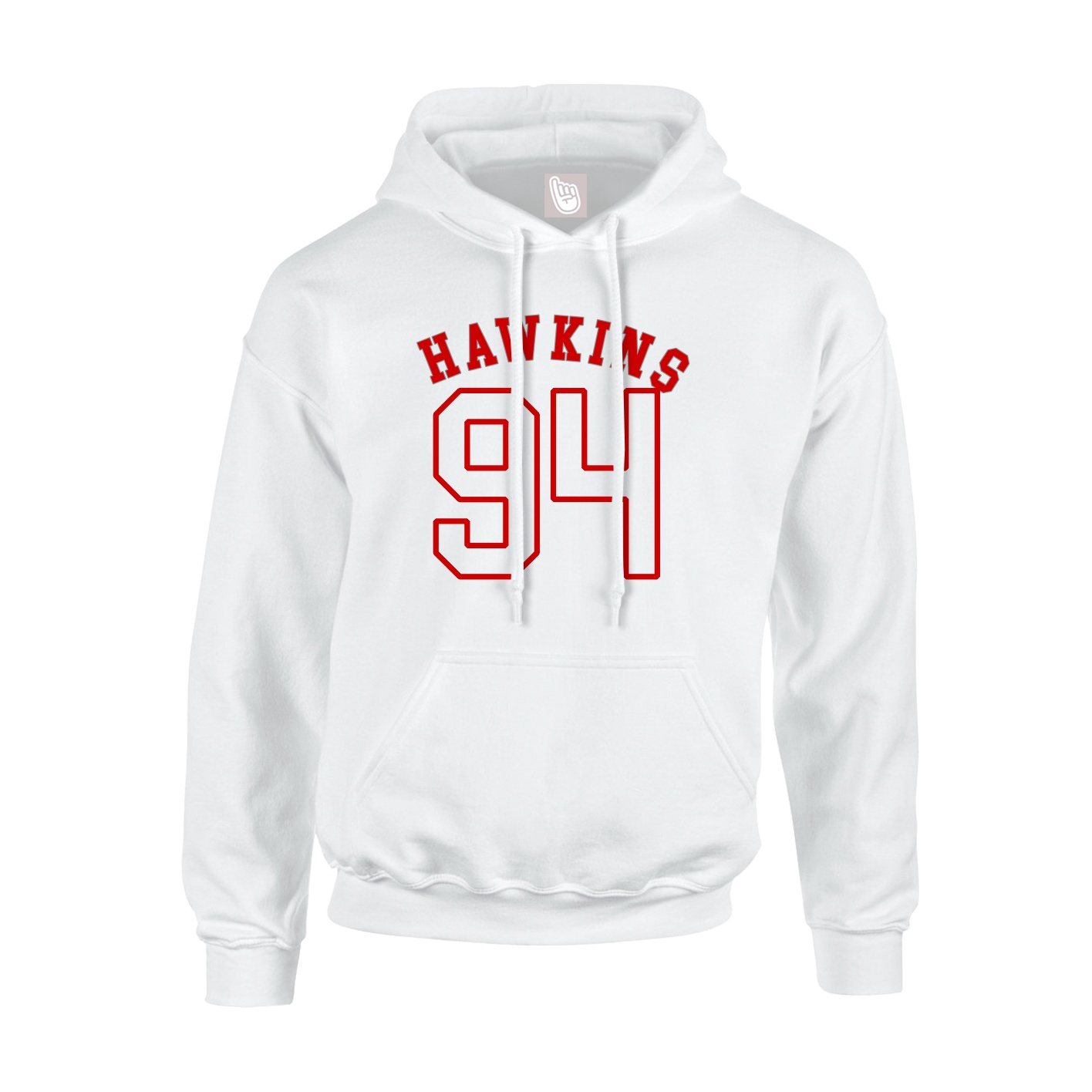 Hoodie — Shirsey Arch in White