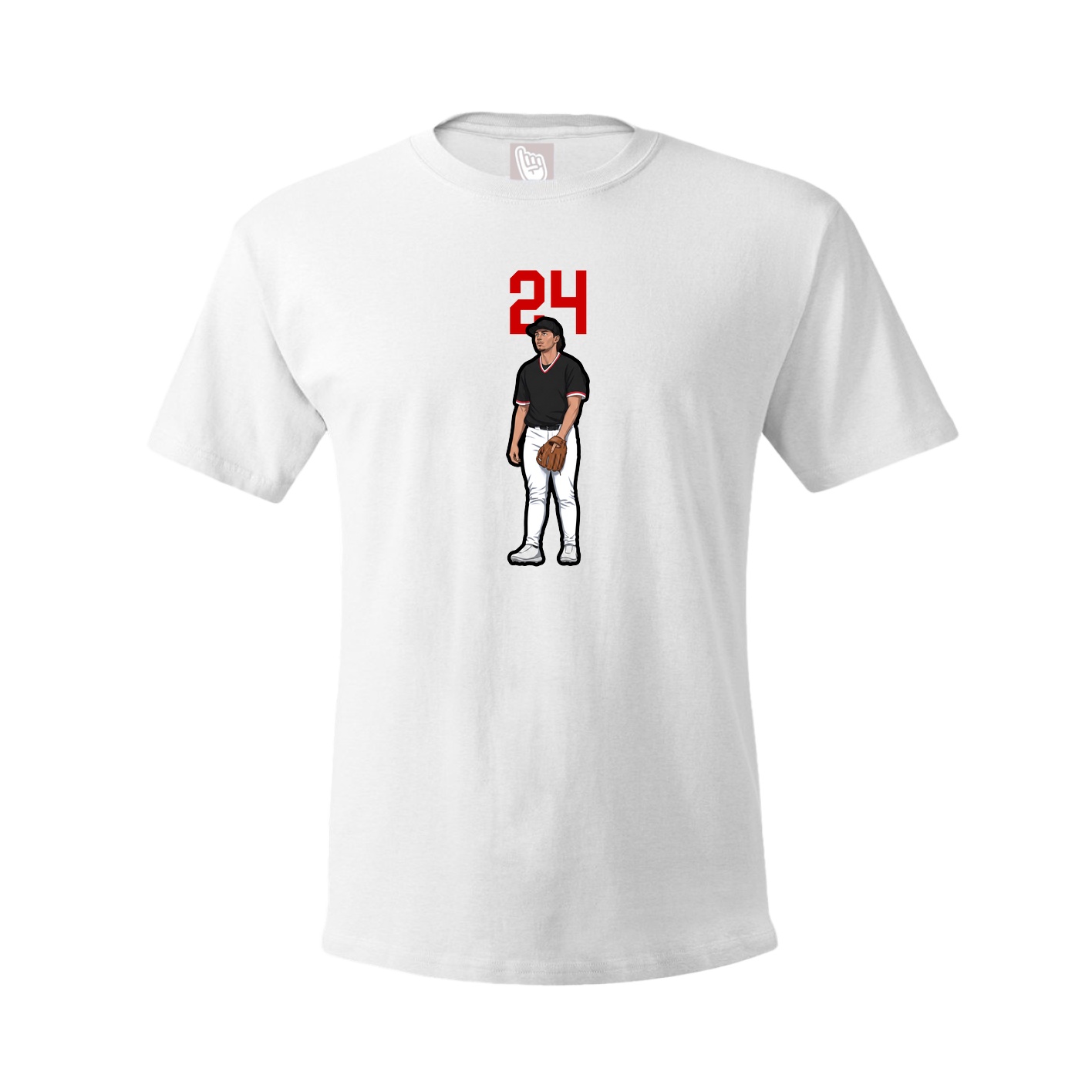 Tee — Number Top in White