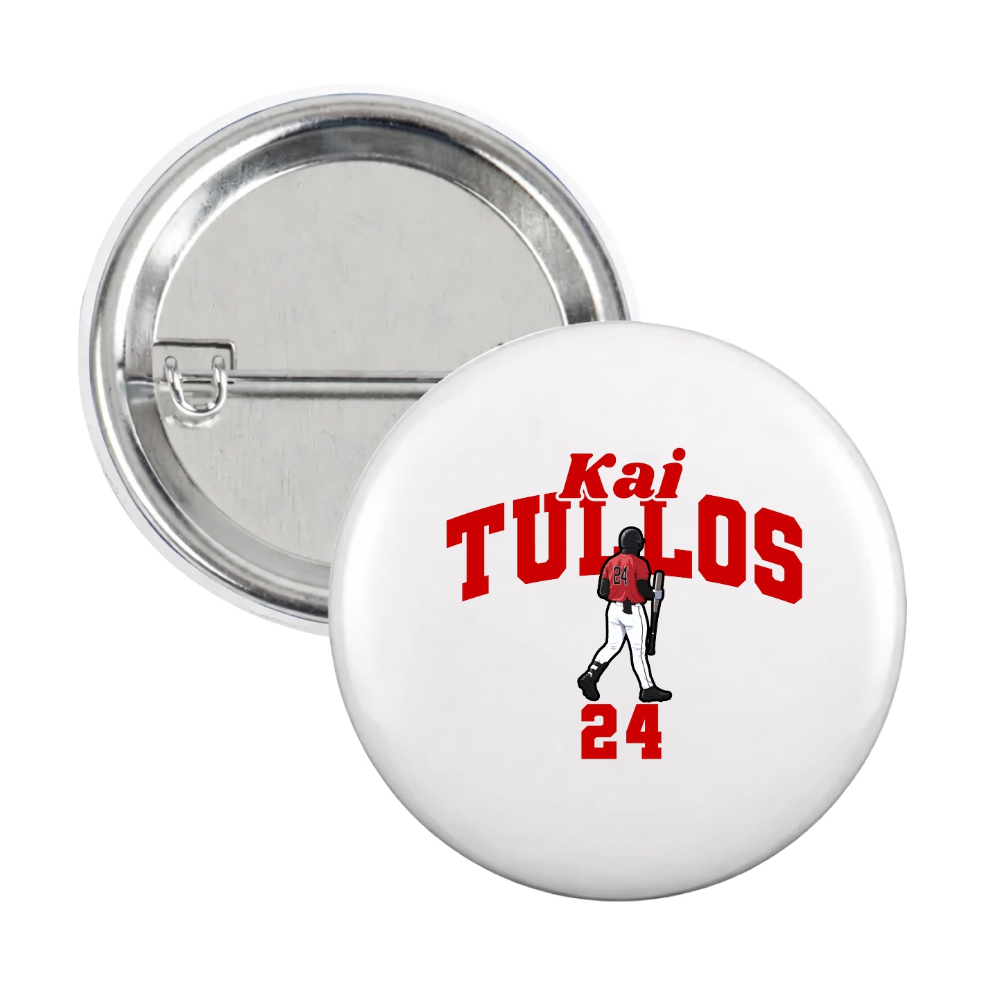 Game Day Button — Signature Arch in White