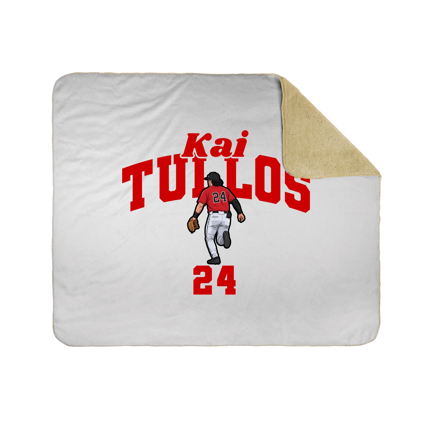 Throw Blanket — Signature Arch in White