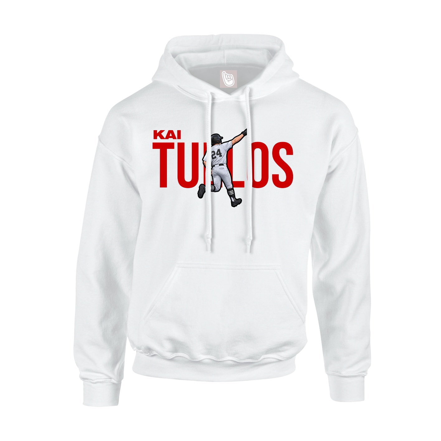 Hoodie — Player Name in White